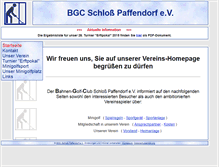 Tablet Screenshot of bgc-paffendorf.de